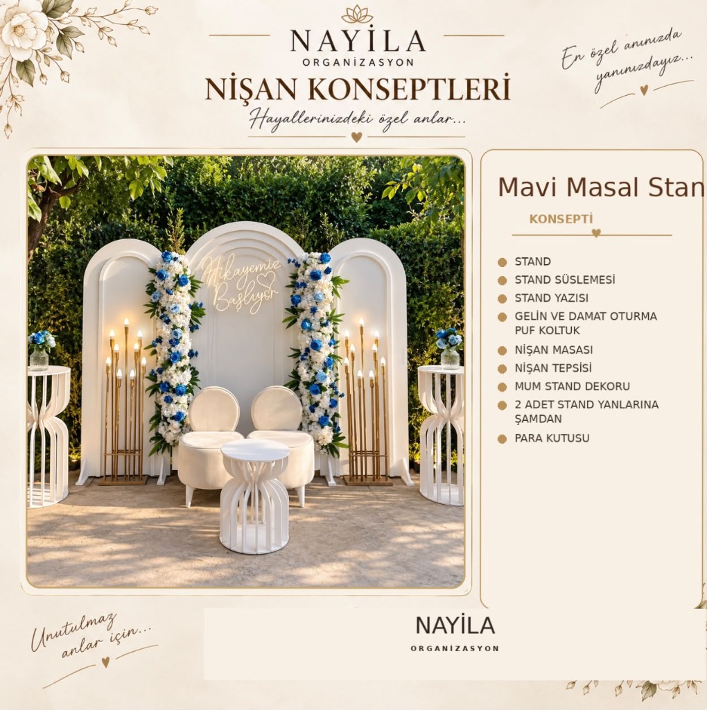 Mavi Masal Stand Konsepti