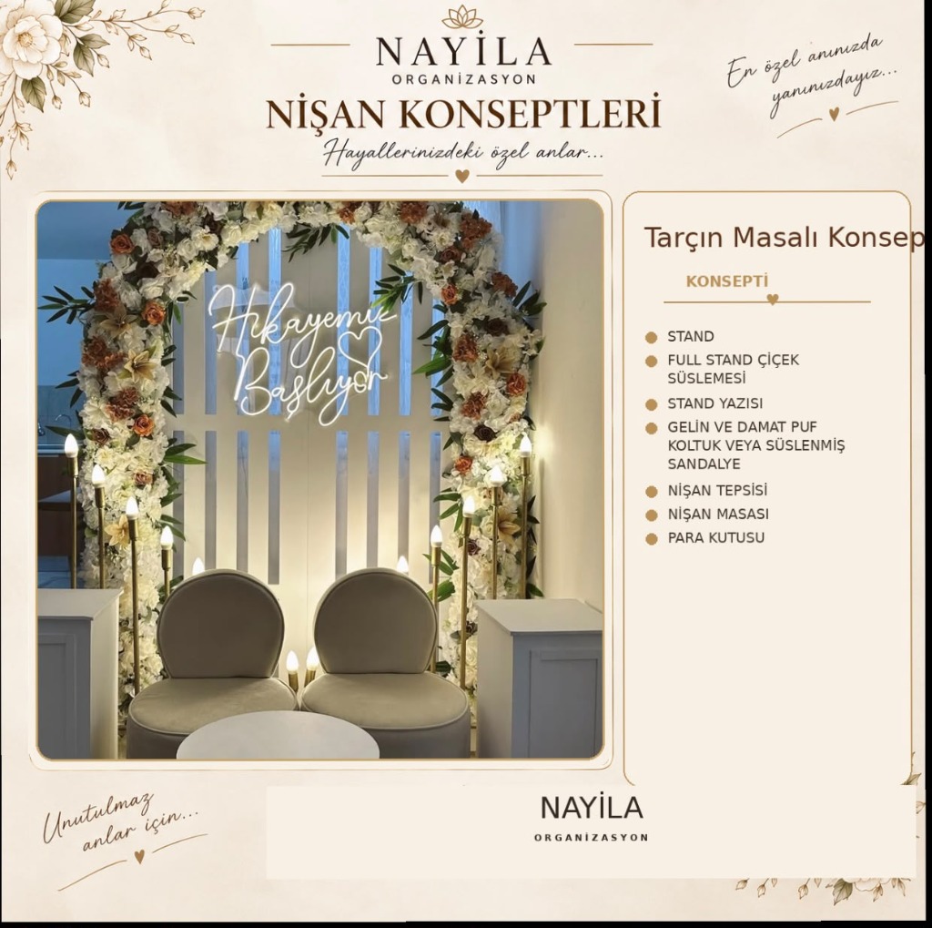 Tarçın Masalı Konsept